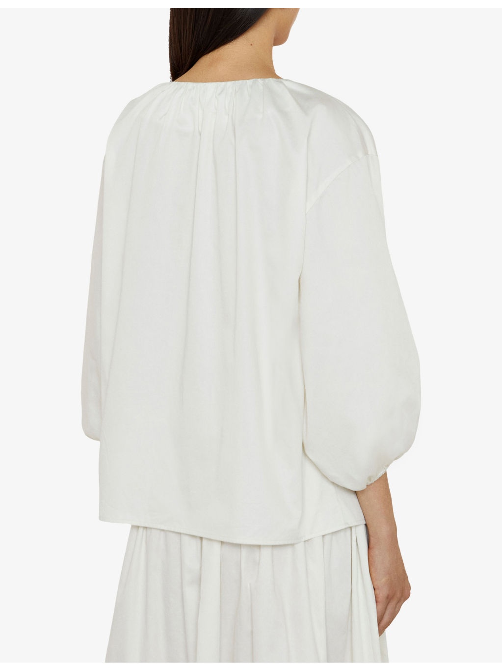 Godin Balloon-Sleeved Cotton Blouse - 4