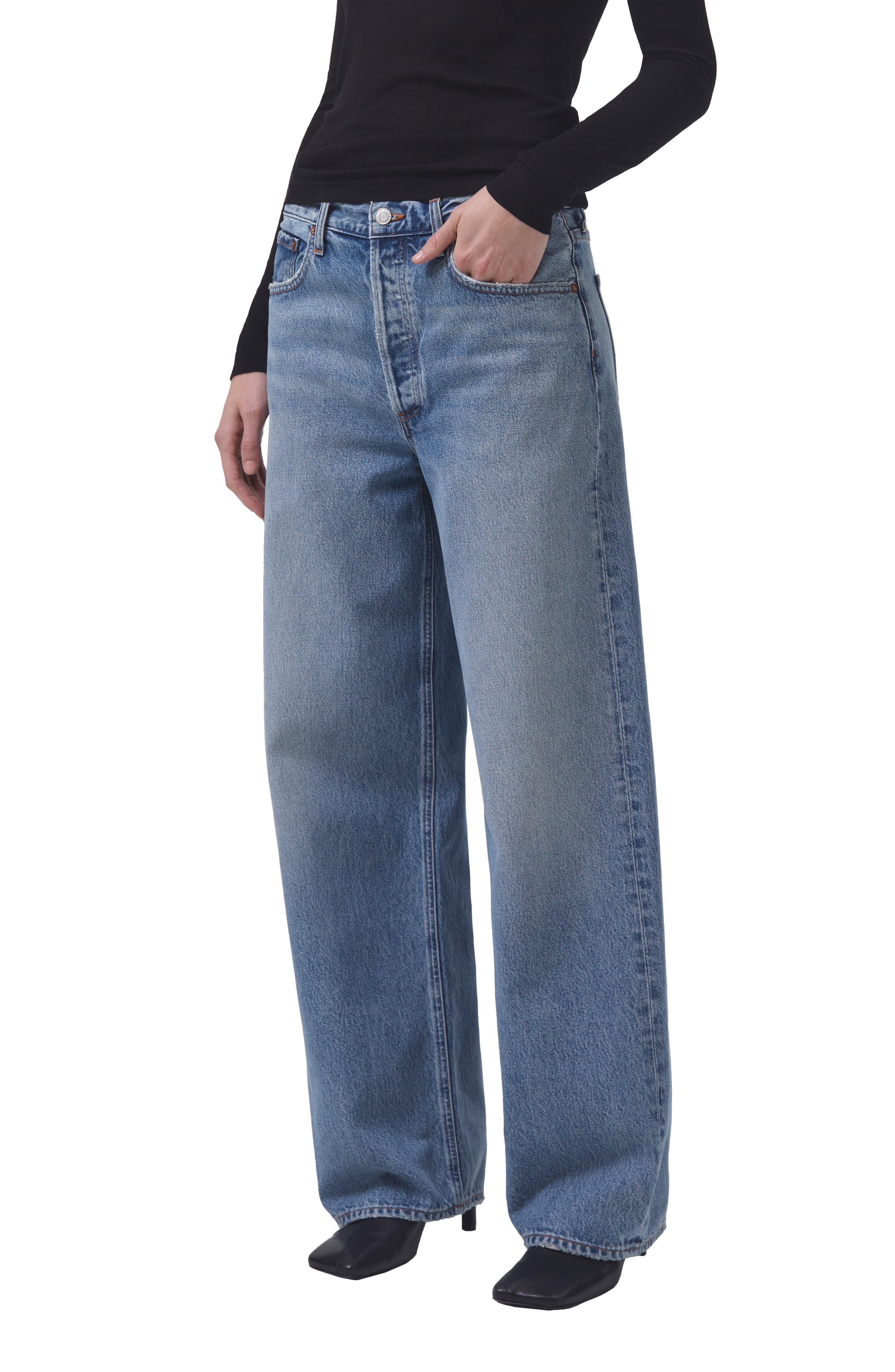 AGOLDE Low Slung Baggy Jeans in Libertine at Nordstrom - 5