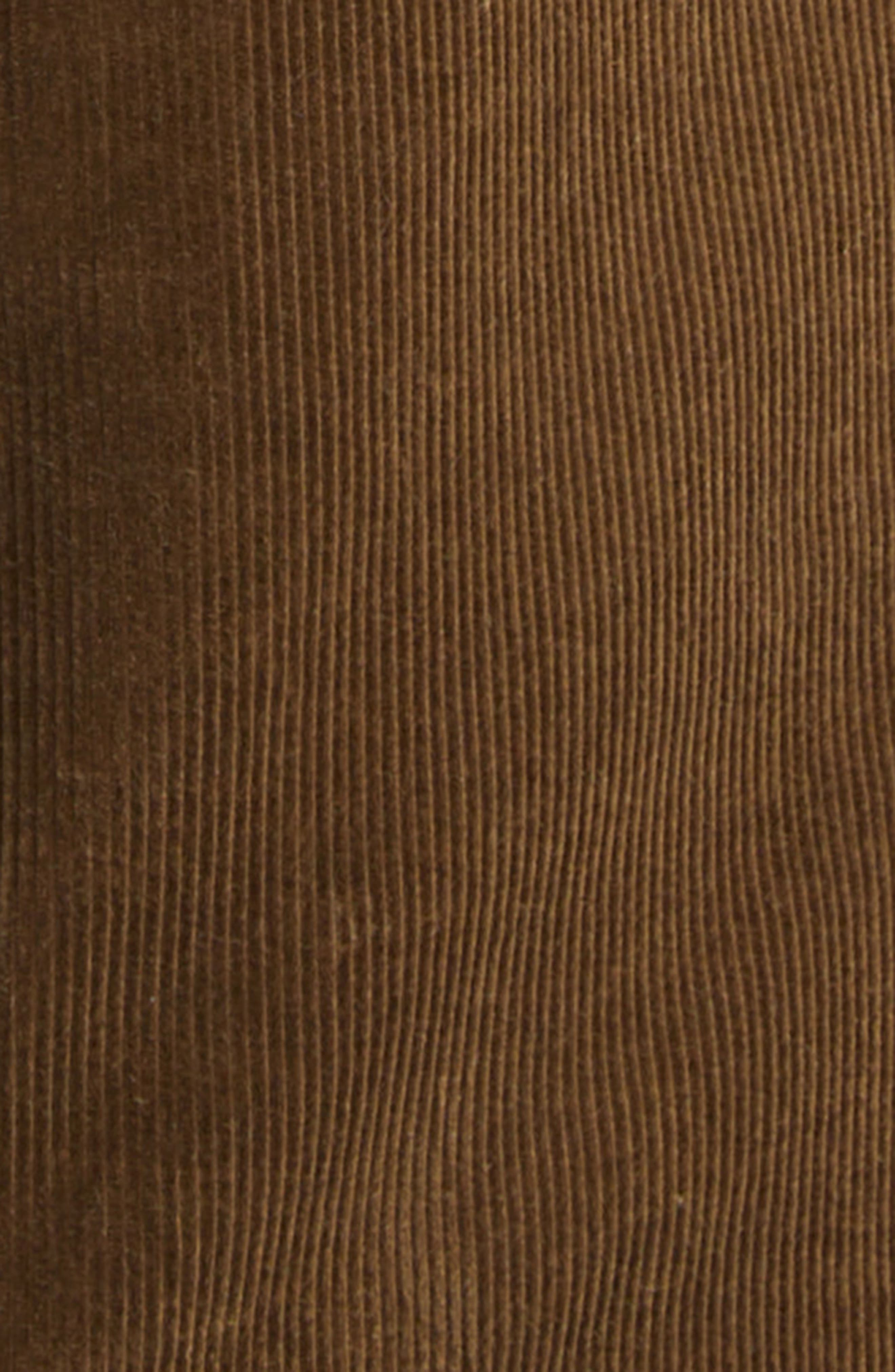 Sacai Belted Corduroy Five Pocket Pants in Khaki at Nordstrom - 7