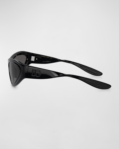 Dolce & Gabbana Men's Plastic Wrap Sunglasses outlook