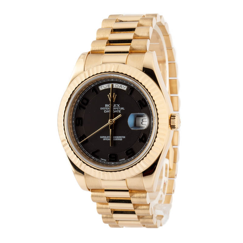 Rolex President Day-Date II Ref 218238 18k Yellow Gold - 2