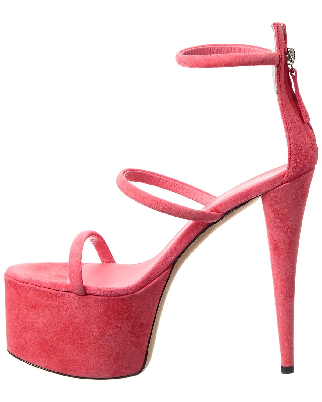 Giuseppe Zanotti Khalifa Slim Tall 90 Suede Platform Sandal - 2