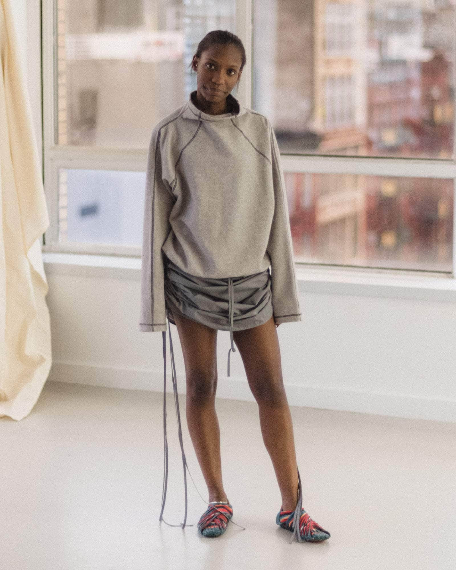 Fold Turtleneck - Recycled Cotton Fleece - 7