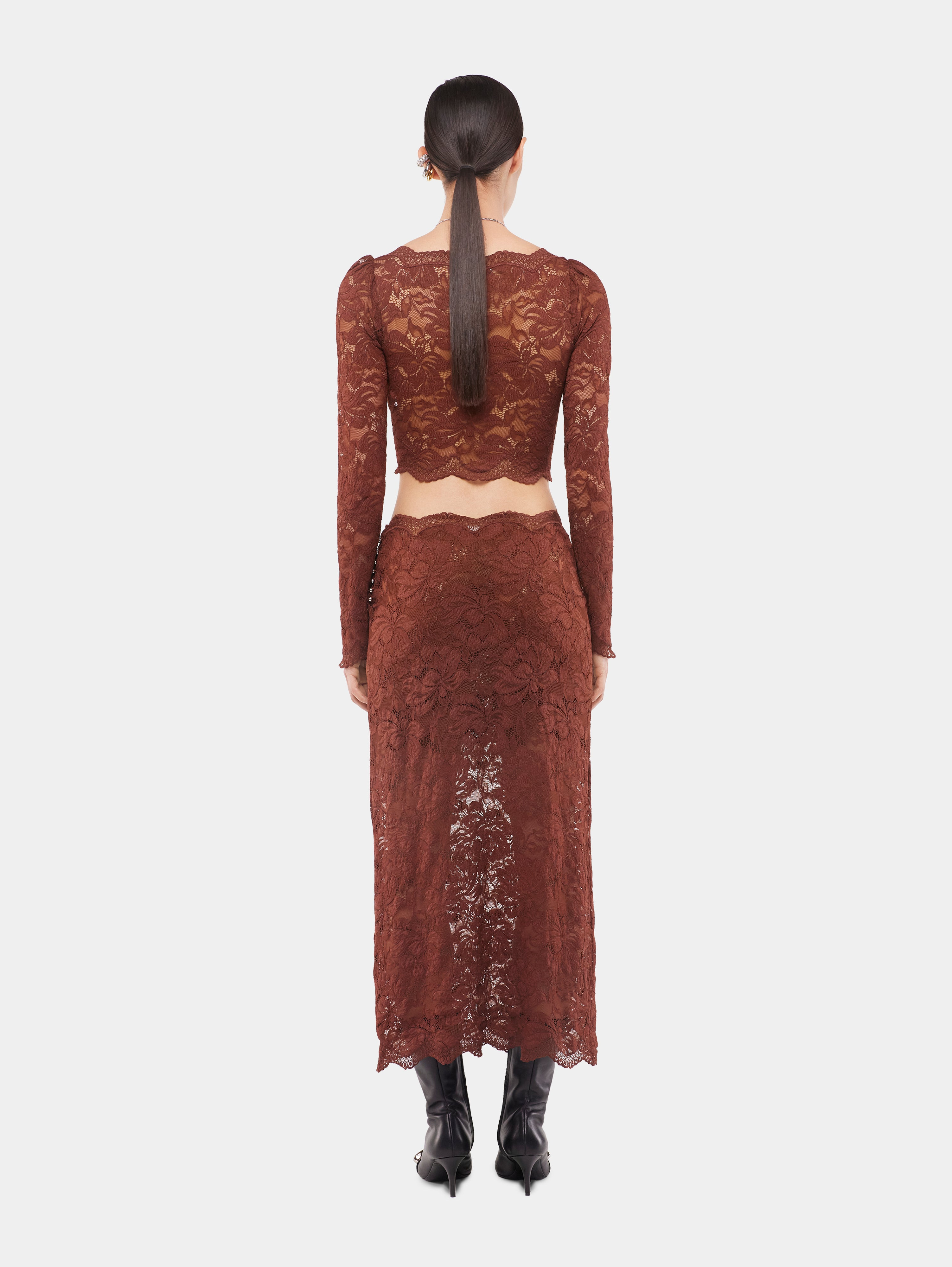 CROP TOP IN LACE - 4