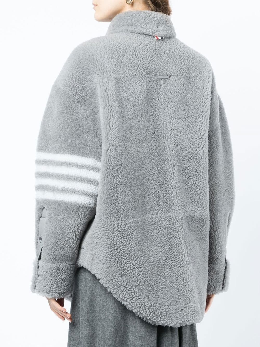 4-Bar oversized shirt jacket - 4
