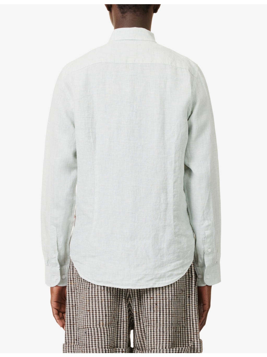 Giles Long-Sleeve Linen Shirt - 4