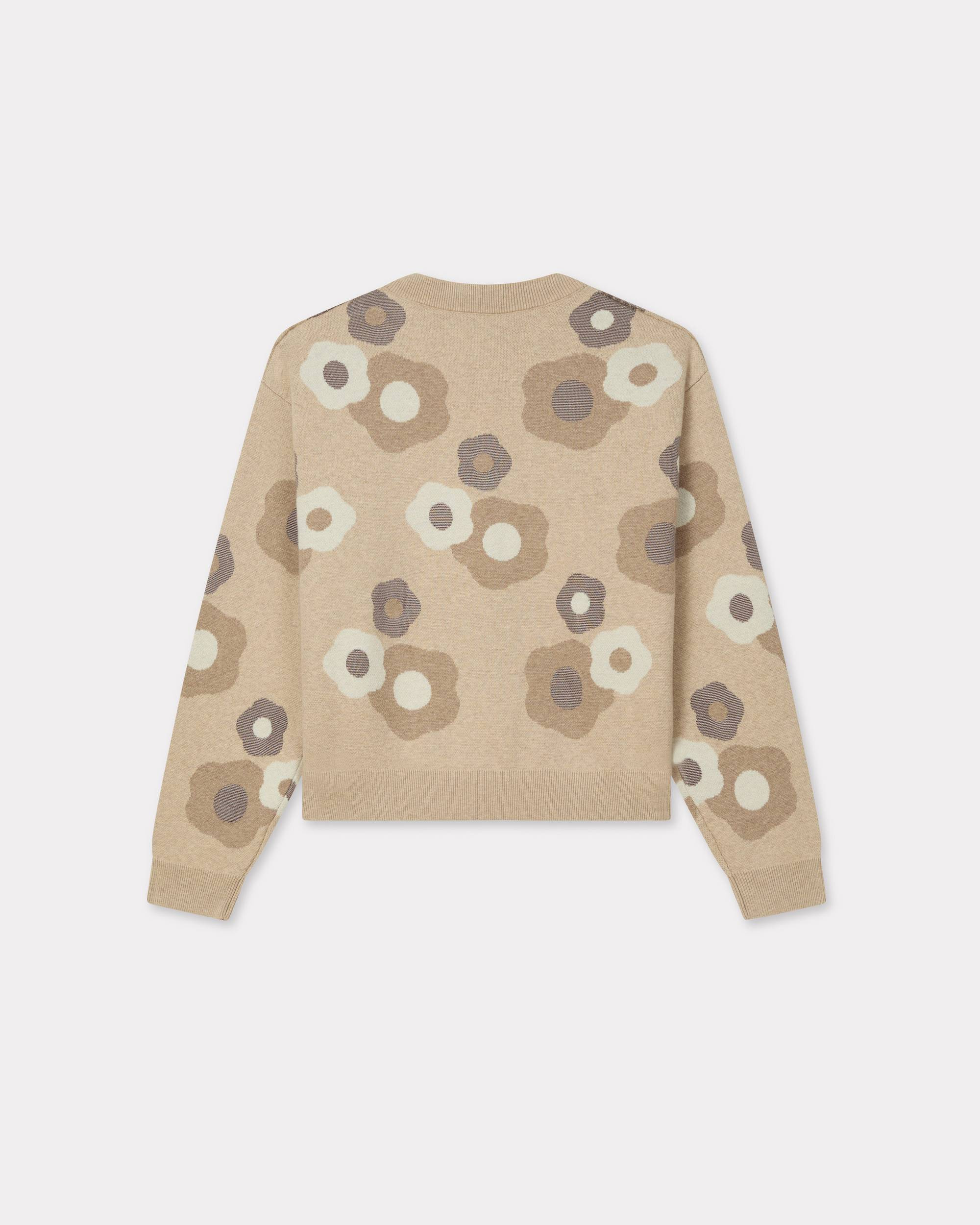 'Hana Dots' embroidered cardigan in mixed cotton wool - 2