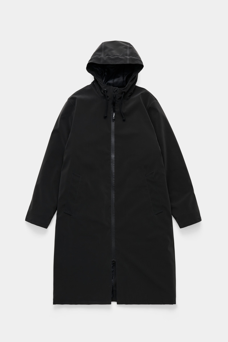 Stockholm Long Matte Winter Coat Black 5