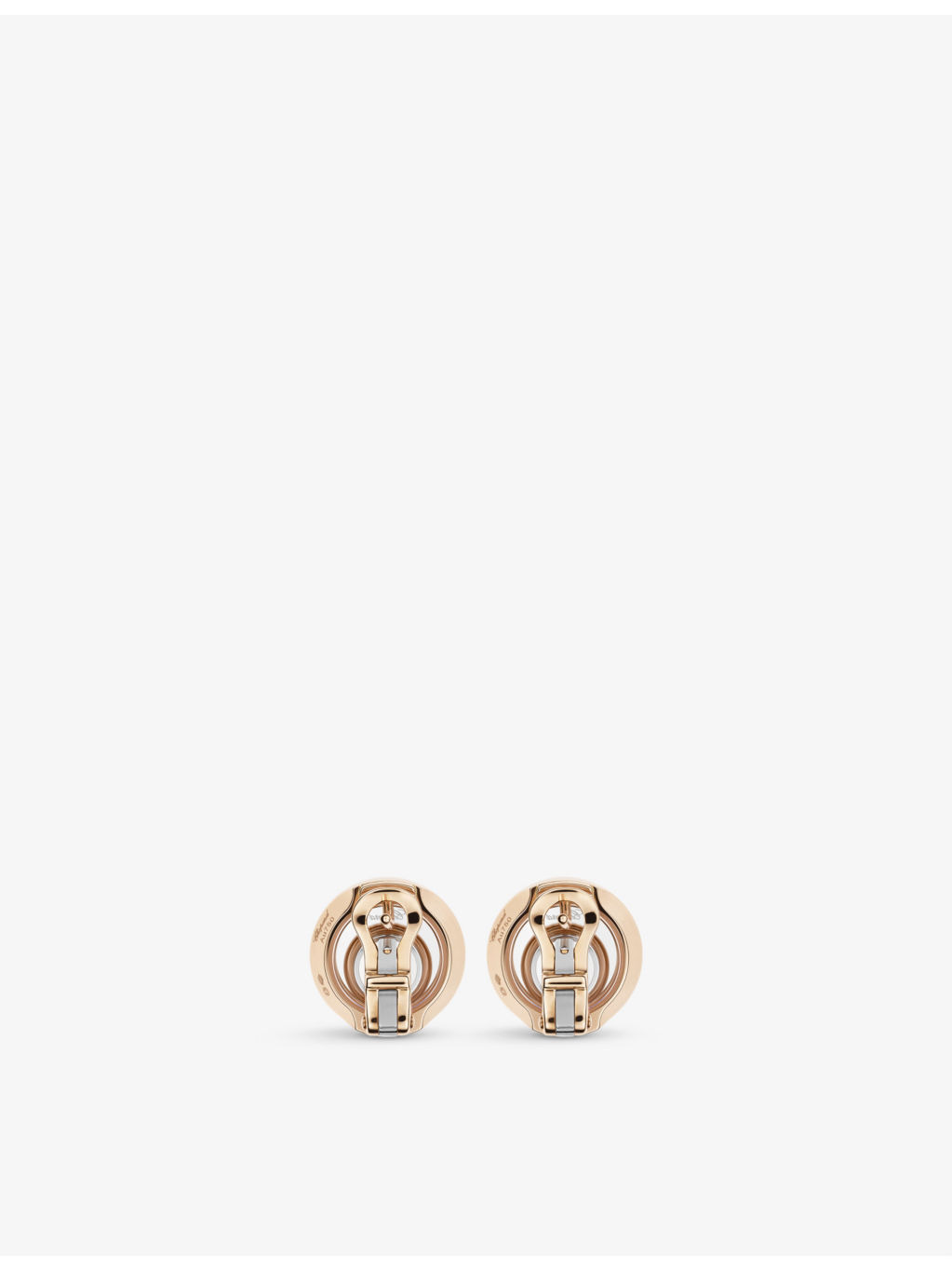 Happy Spirit 18ct rose-gold, 18ct white-gold and 0.19ct full-cut diamond earrings - 3