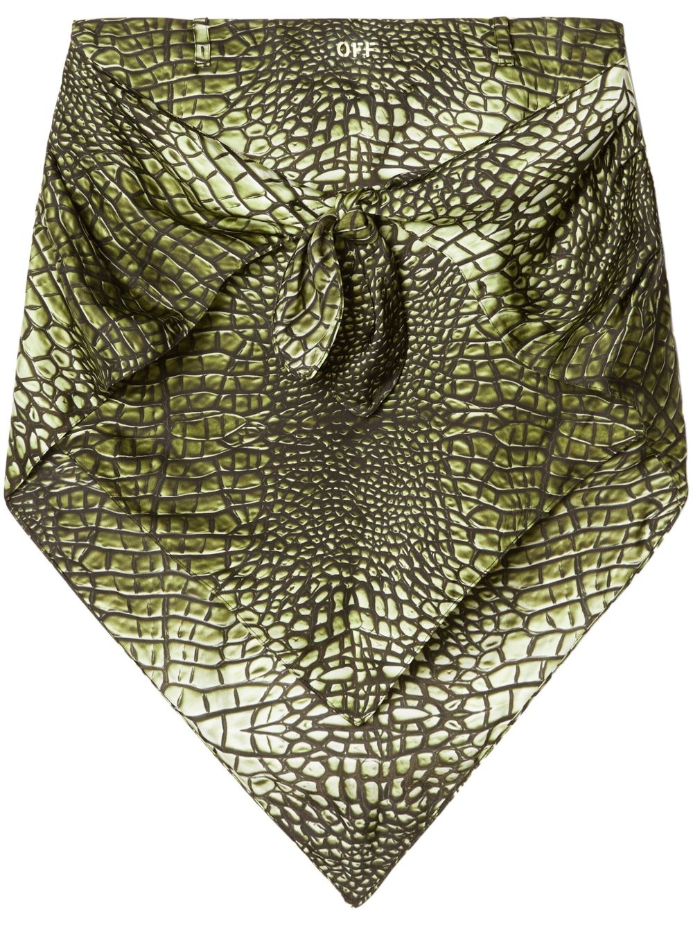 Croco Bandana skirt - 1