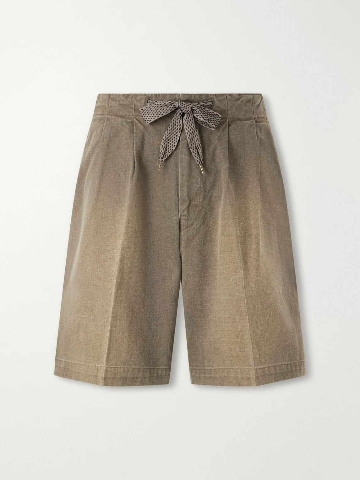Easy Straight-Leg Cotton-Canvas Shorts - 1