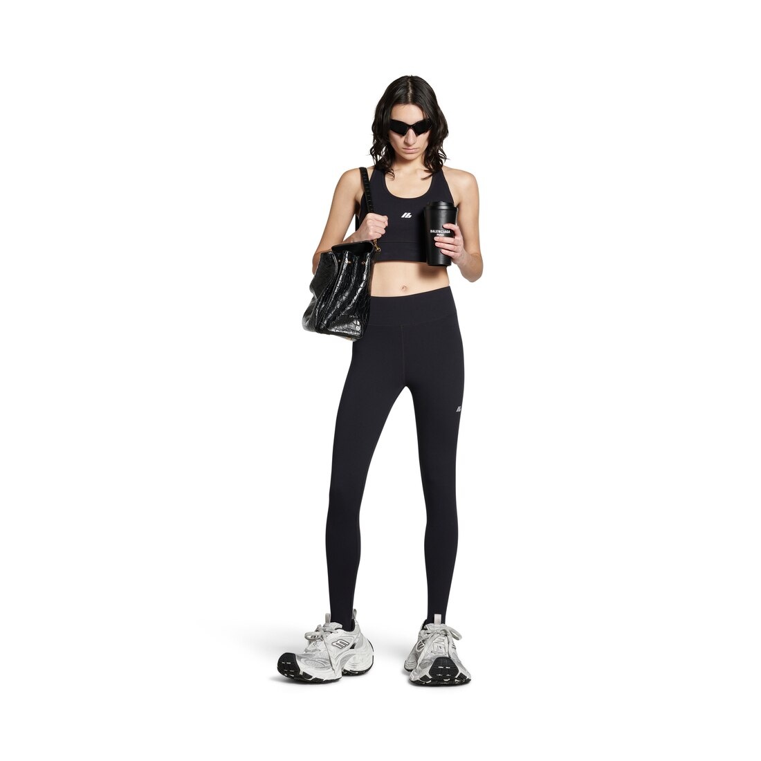 Women's Activewear Sports Bra in Black - 2