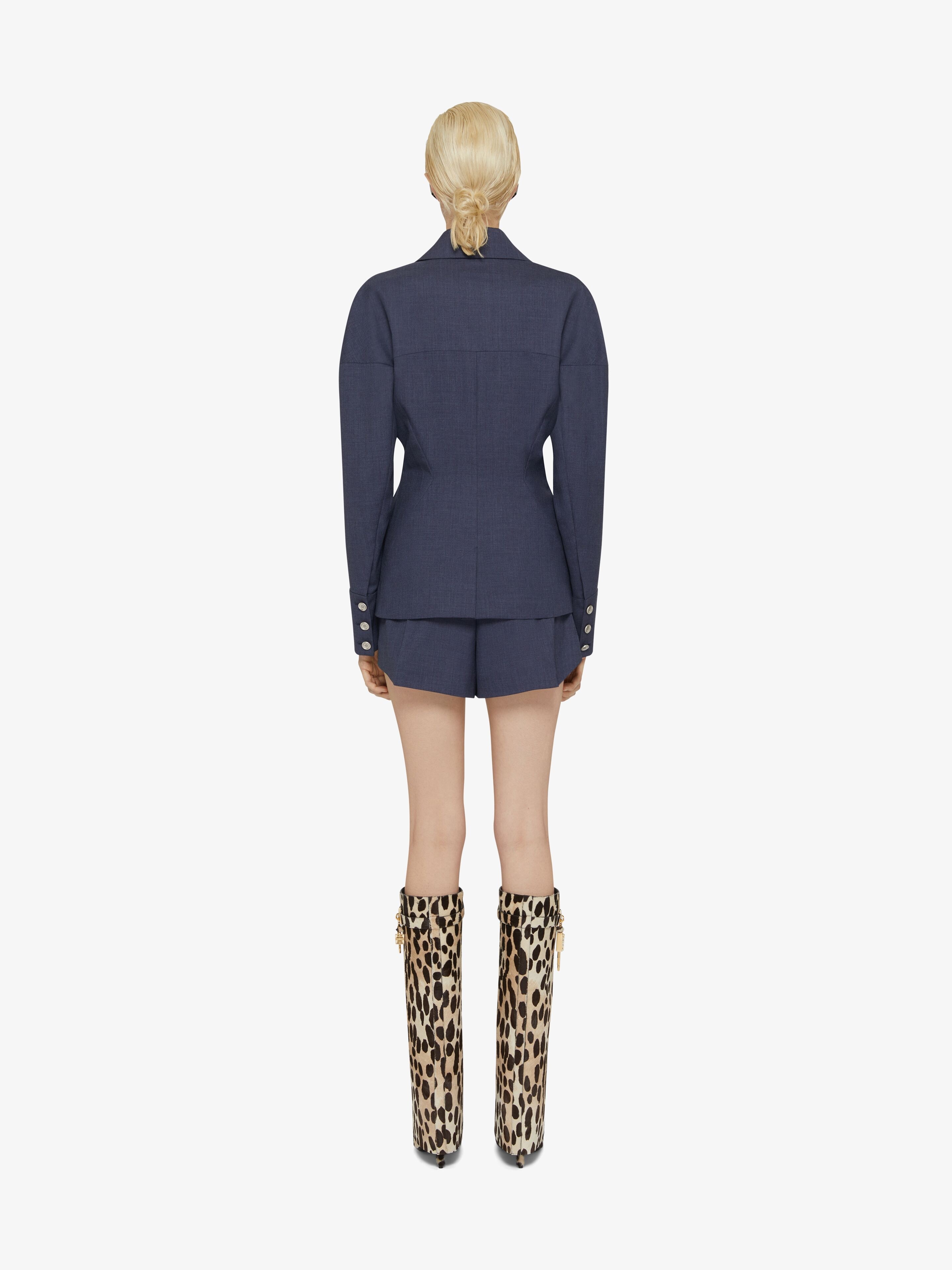 SLIM FIT JACKET IN WOOL - 3