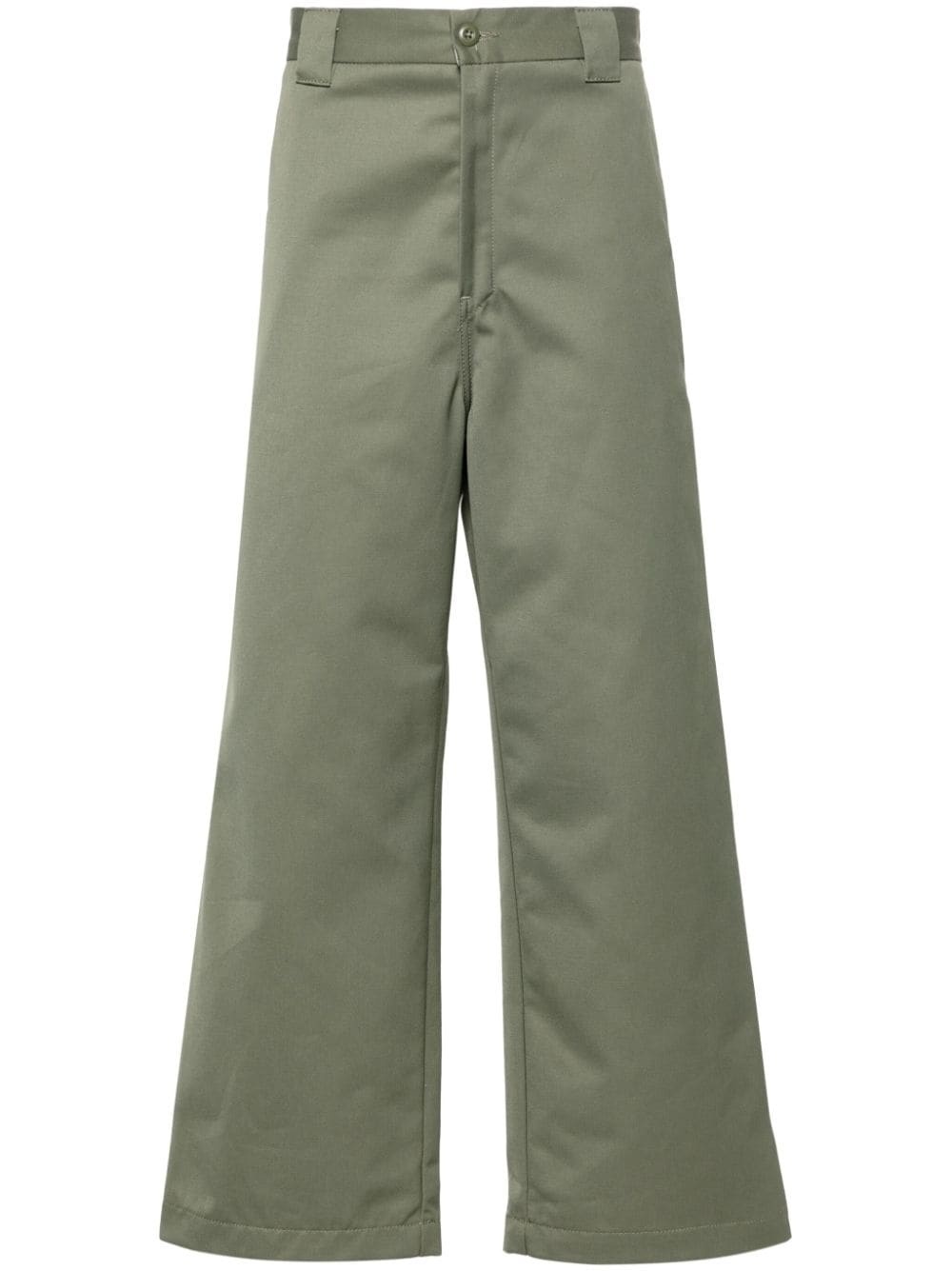 Brooker logo-patch trousers - 1