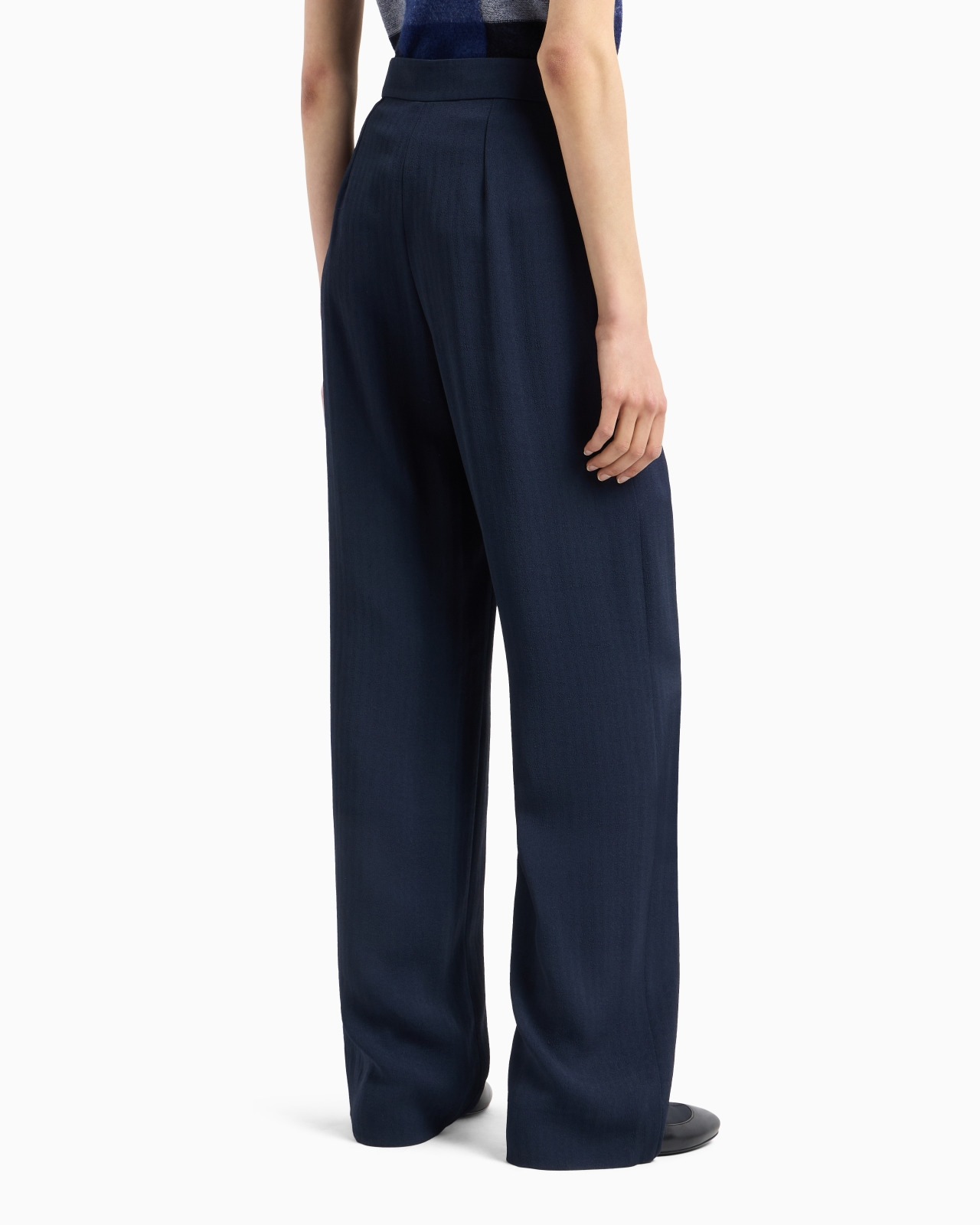 Icon canneté cady palazzo trousers - 3