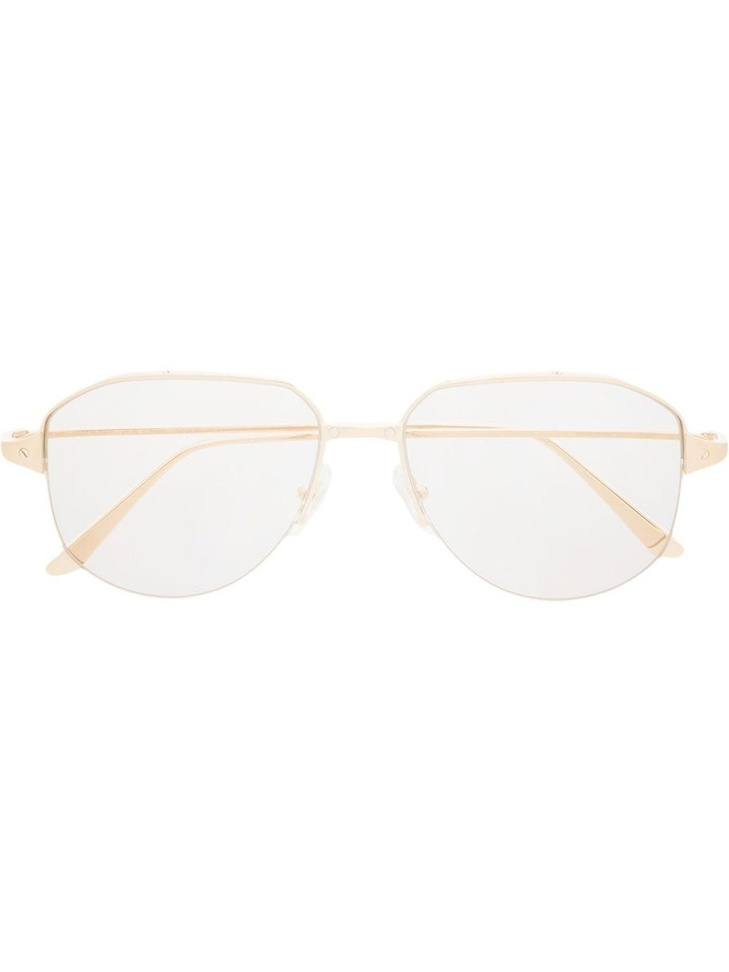 pilot-frame tinted sunglasses 1