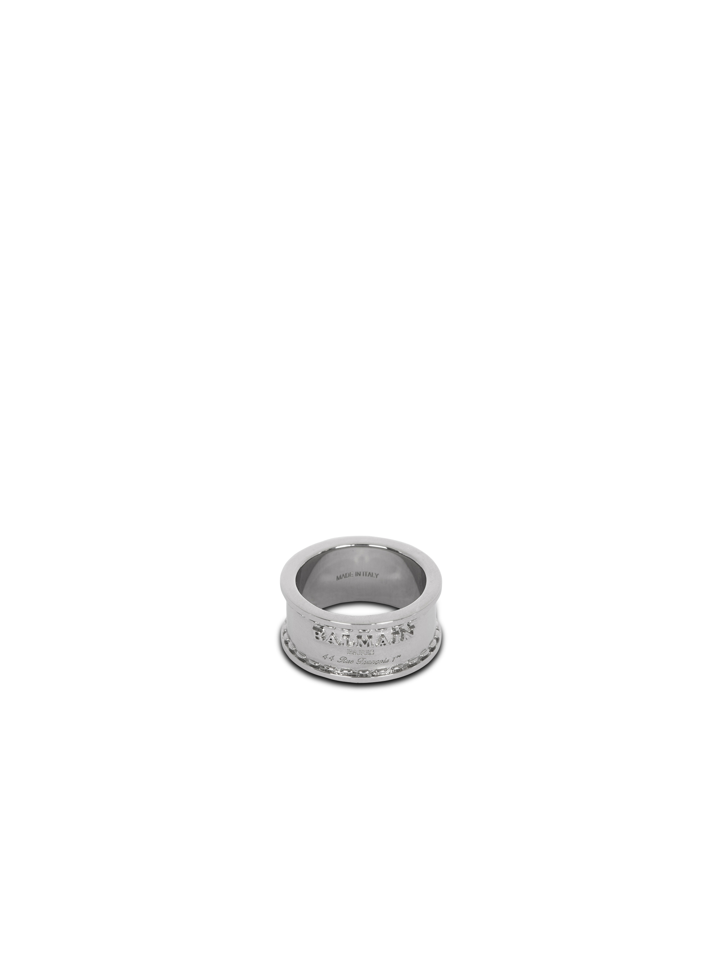 Signature Tubular brass ring - 1