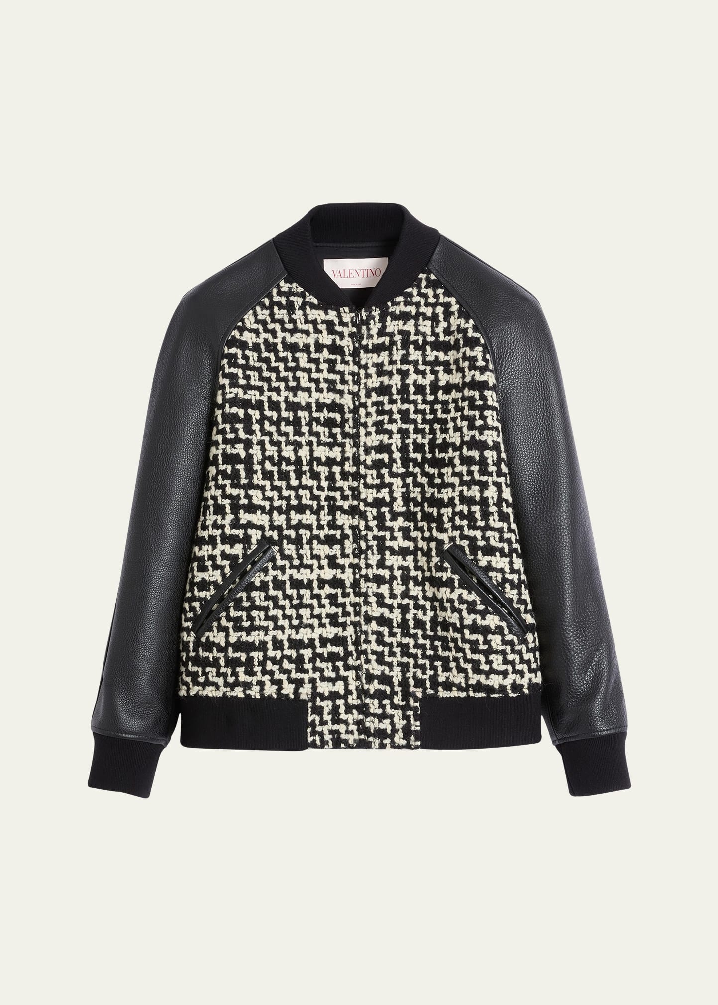 Men's Chez Soft Tweed Varsity Jacket - 1