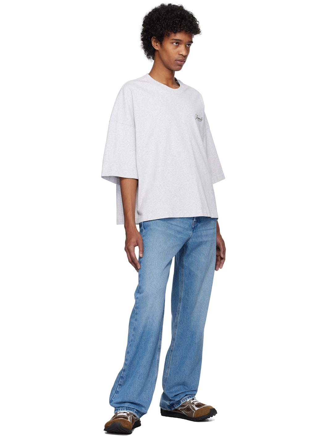 Gray 'The Corto' T-shirt - 4
