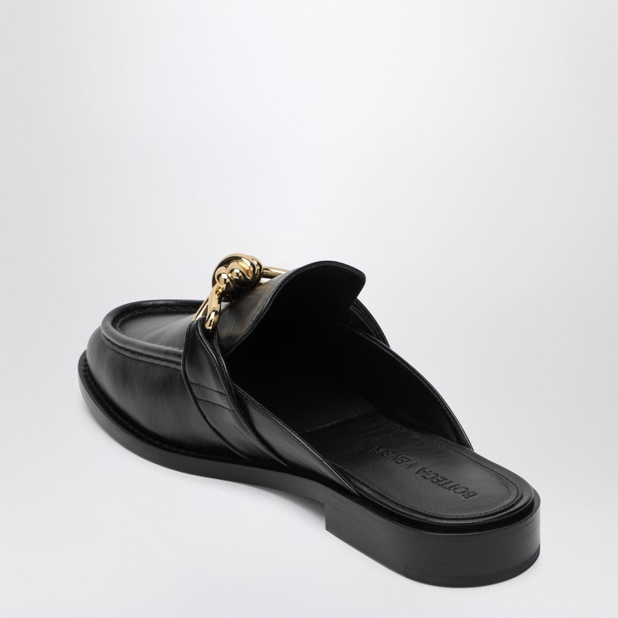 Bottega Veneta Women Black Astaire Moccasin Sabot - 4