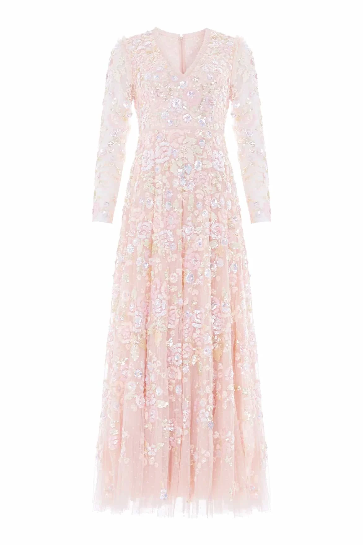 Sequin Paradise V-Neck Gown - 1
