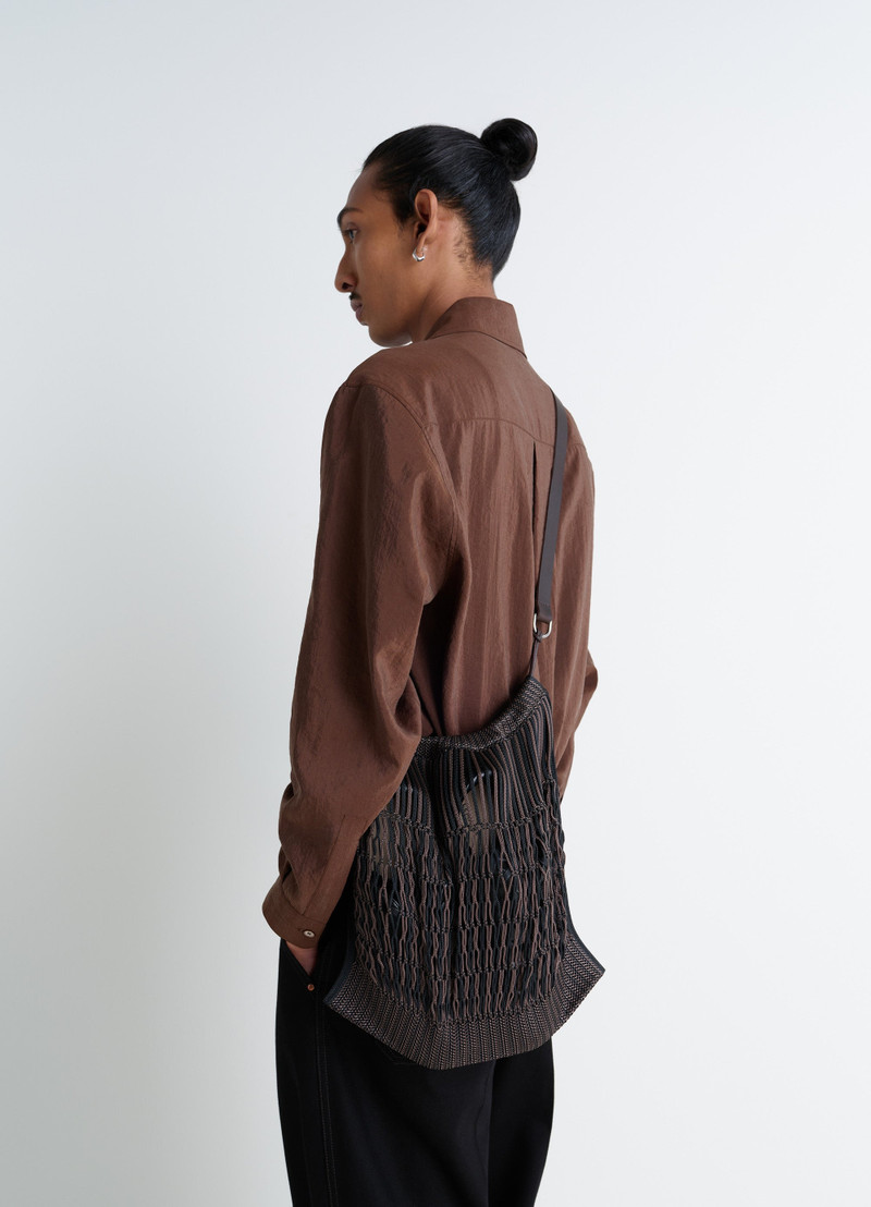 Lemaire LARGE CROSSBODY FILT NET SHOPPING BAG outlook