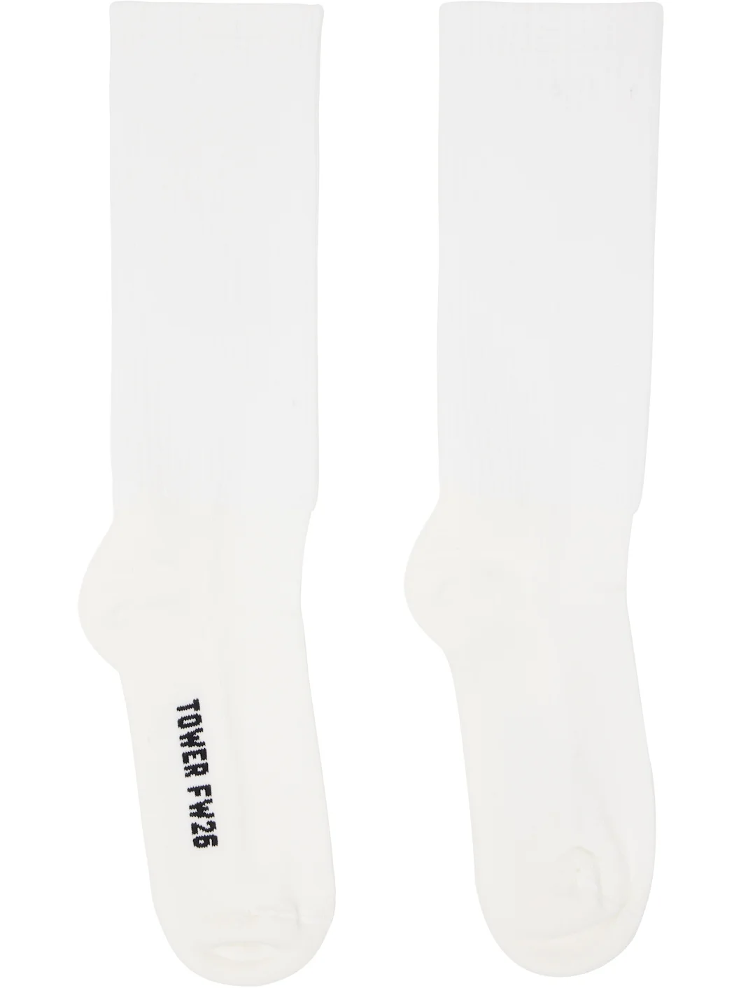 White Tower Mid Calf Socks - 1