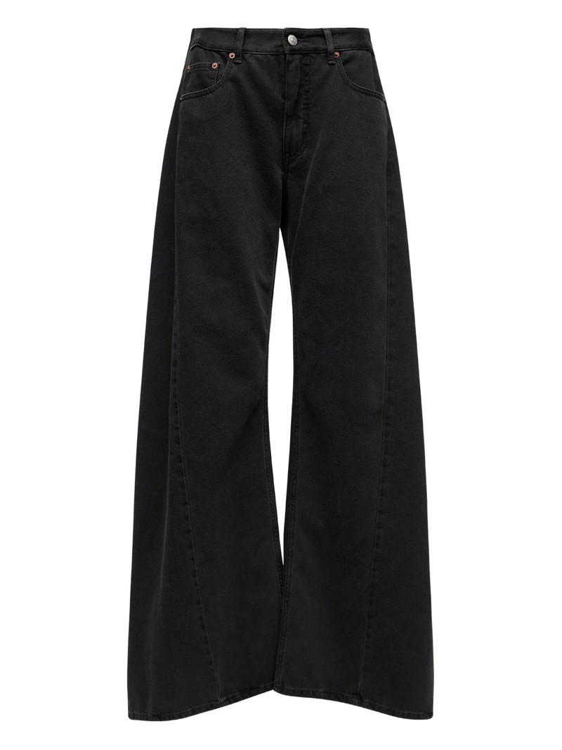 Mm6 Maison Margiela Five-pocket Draped Jeans 1