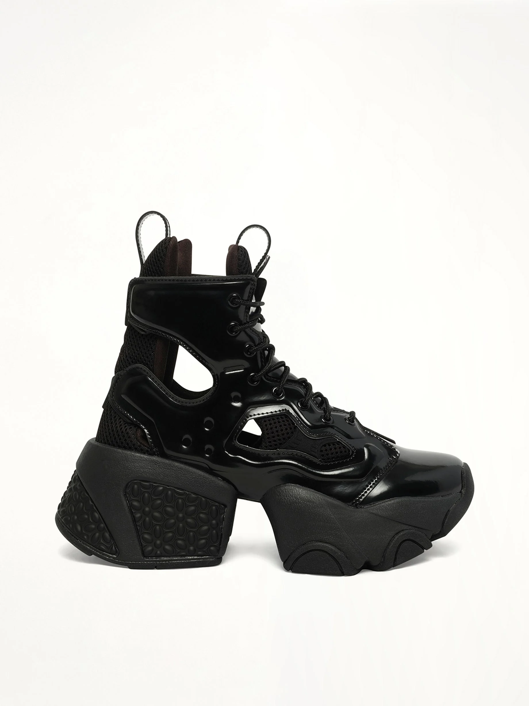 Noir Kei Ninomiya X Reebok High Sneaker in Black - 1