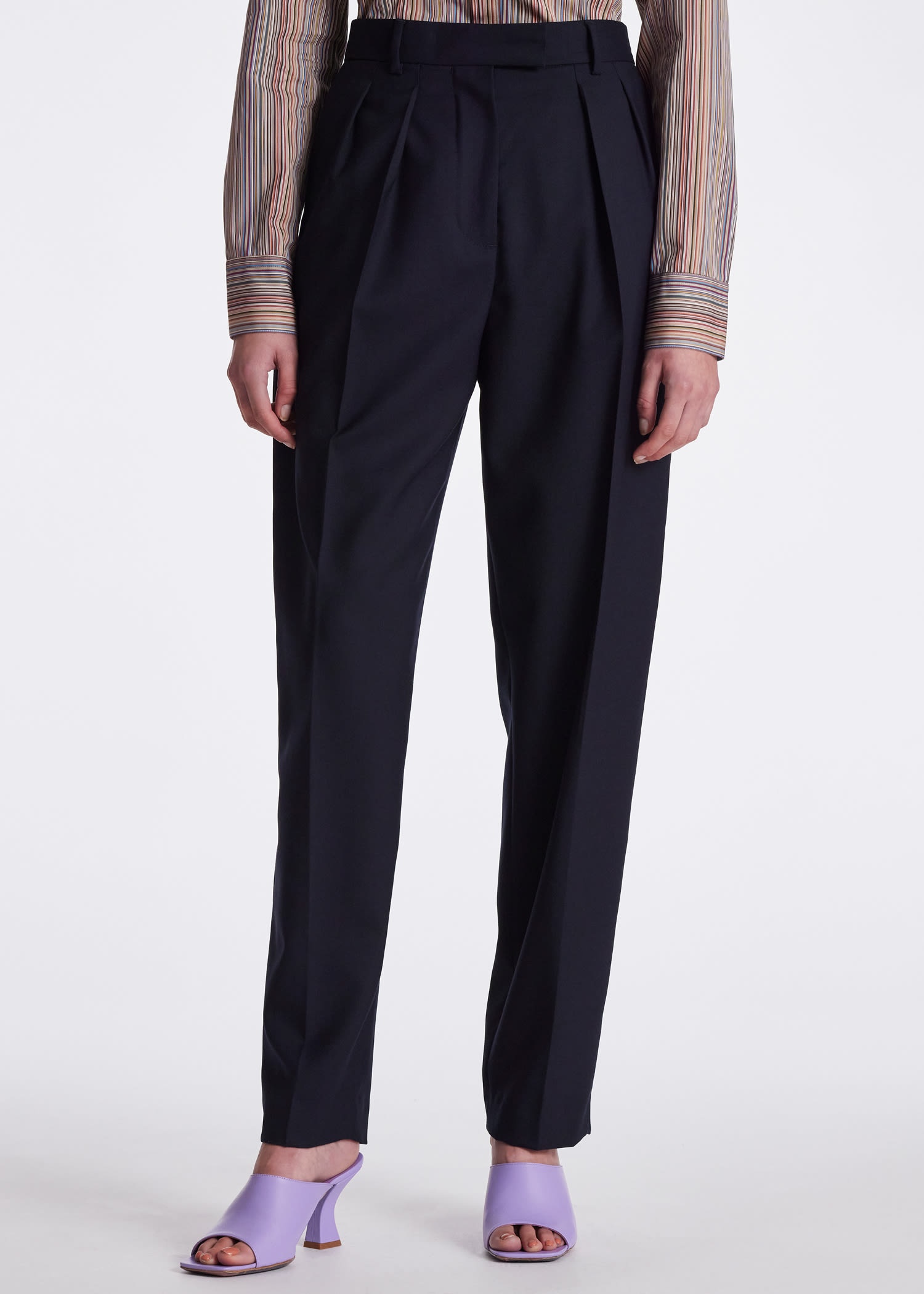 A Suit To Travel In - Double-Pleat Cropped Travel Pants - 4