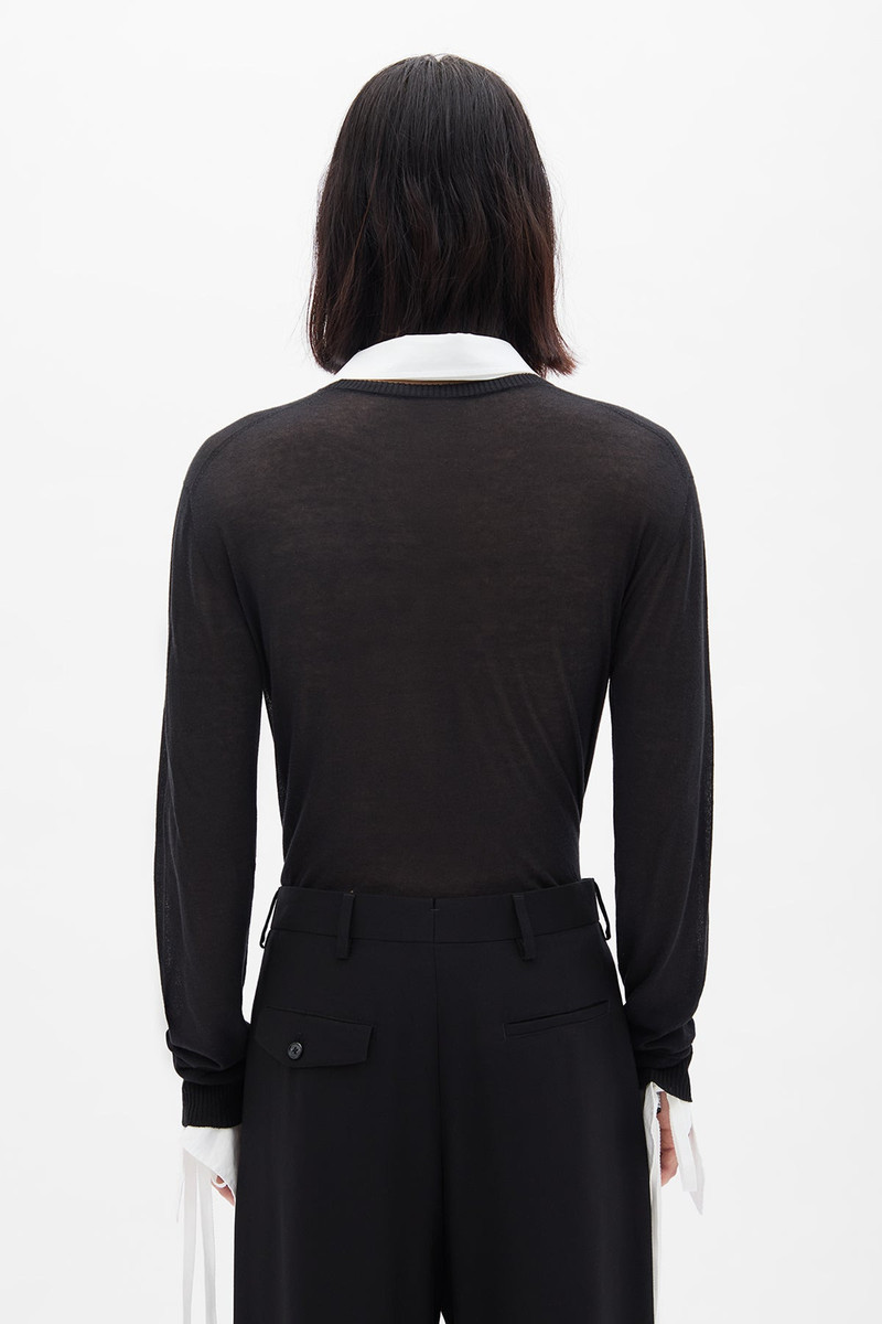 Jonathan Raw Edge Cut Collar Shirt 4