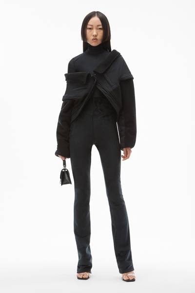 Alexander Wang SHRUG JACKET IN TEDDY FLEECE AND NYLON outlook