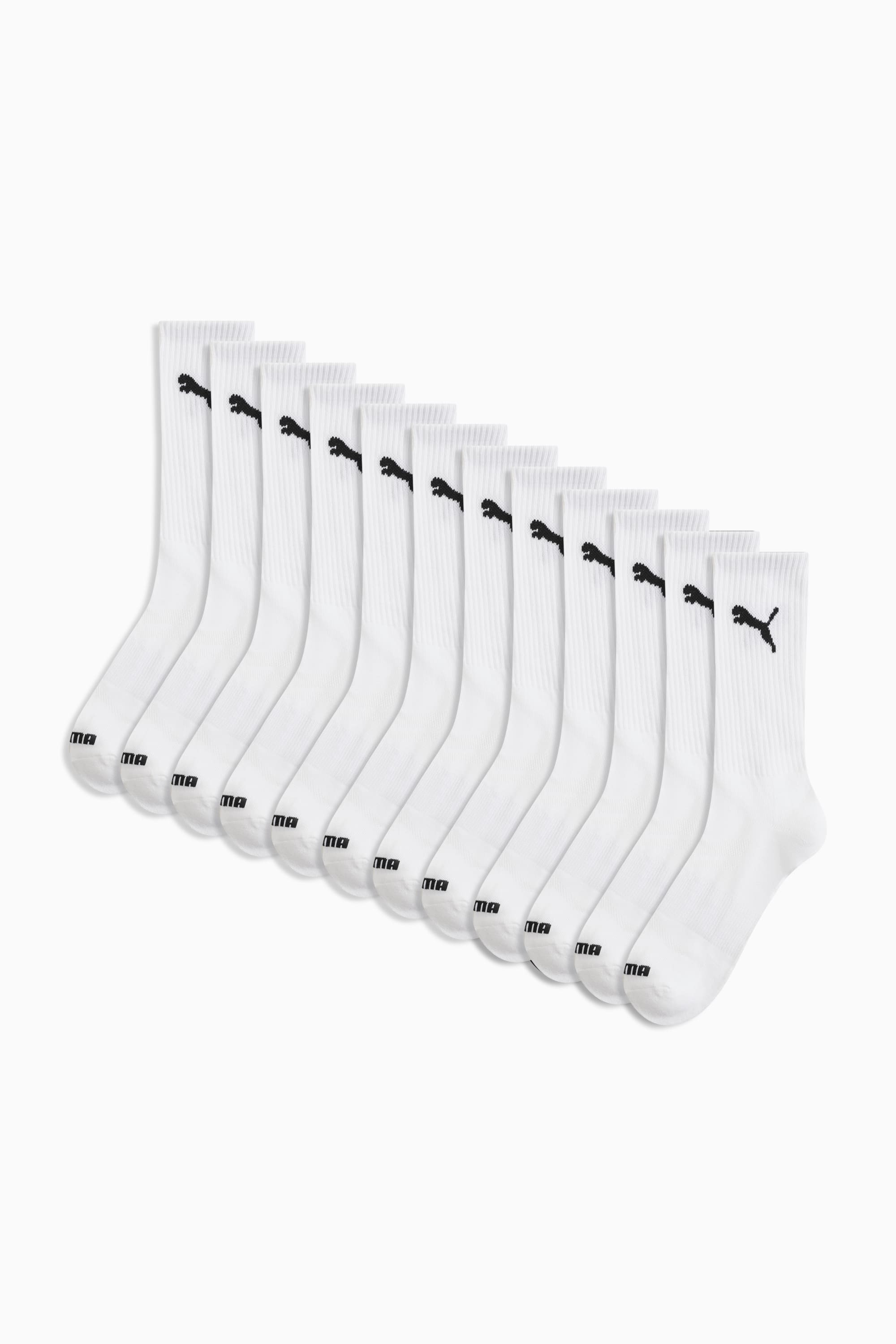 Men's Half-Terry Crew-Length Socks [3 Pairs] - 1