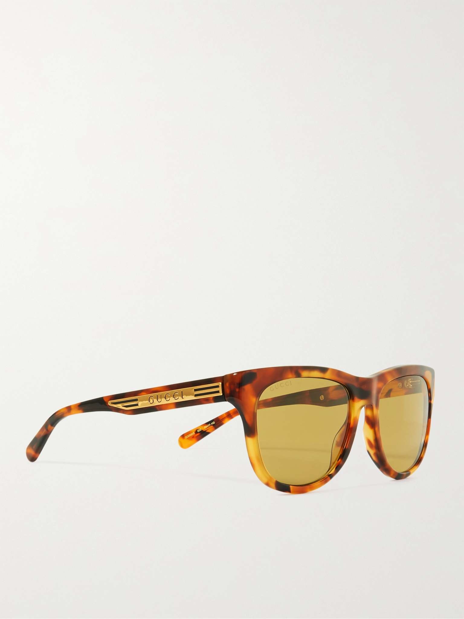 D-Frame Tortoiseshell Acetate Sunglasses - 3