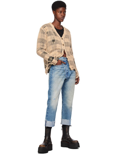 R13 Blue Crossover Jeans outlook