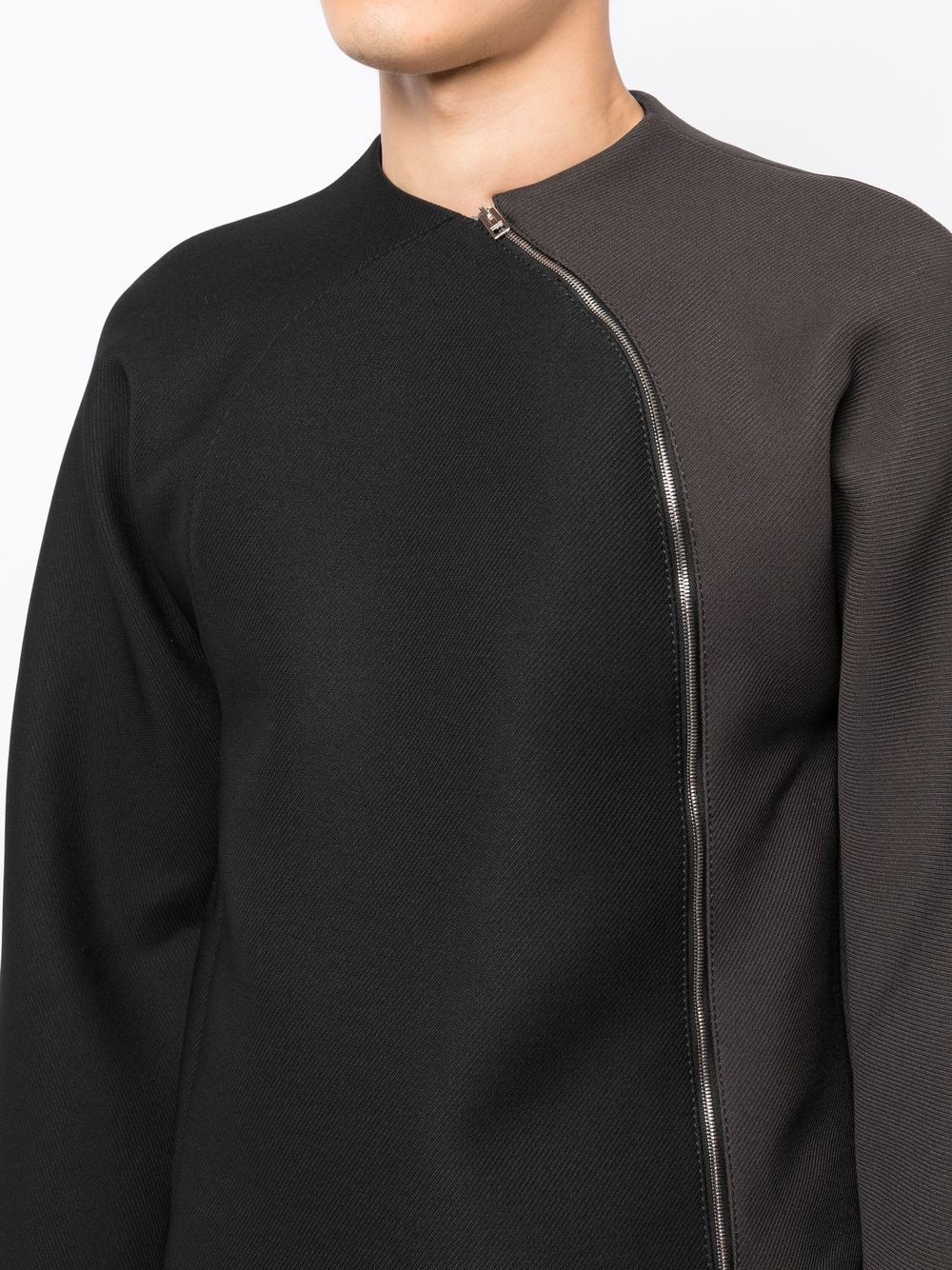 zip-detail sweatshirt - 5