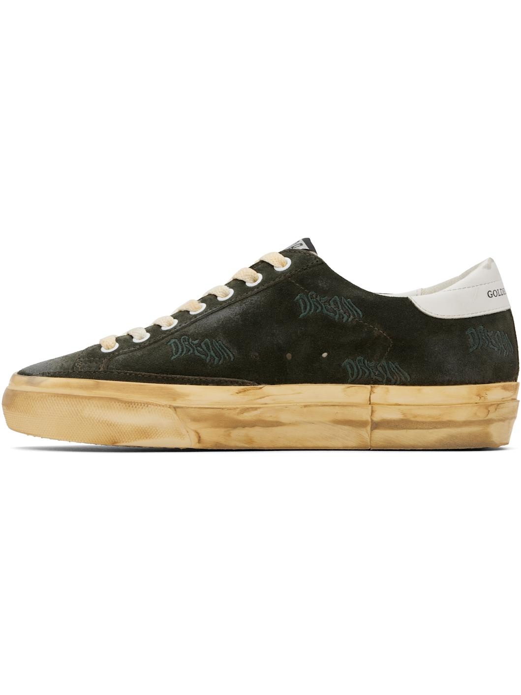 Green Super-Star High Foxing Sneakers - 3