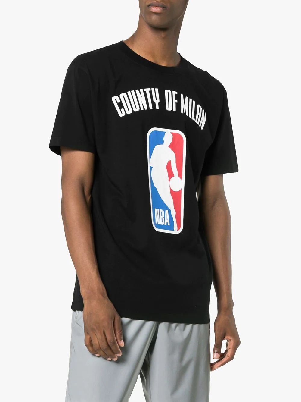 X NBA print ribbed neck t-shirt - 3