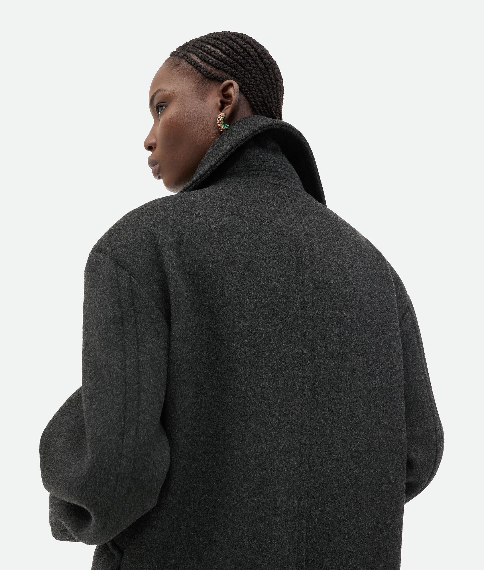 Double Face Wool Coat - 3