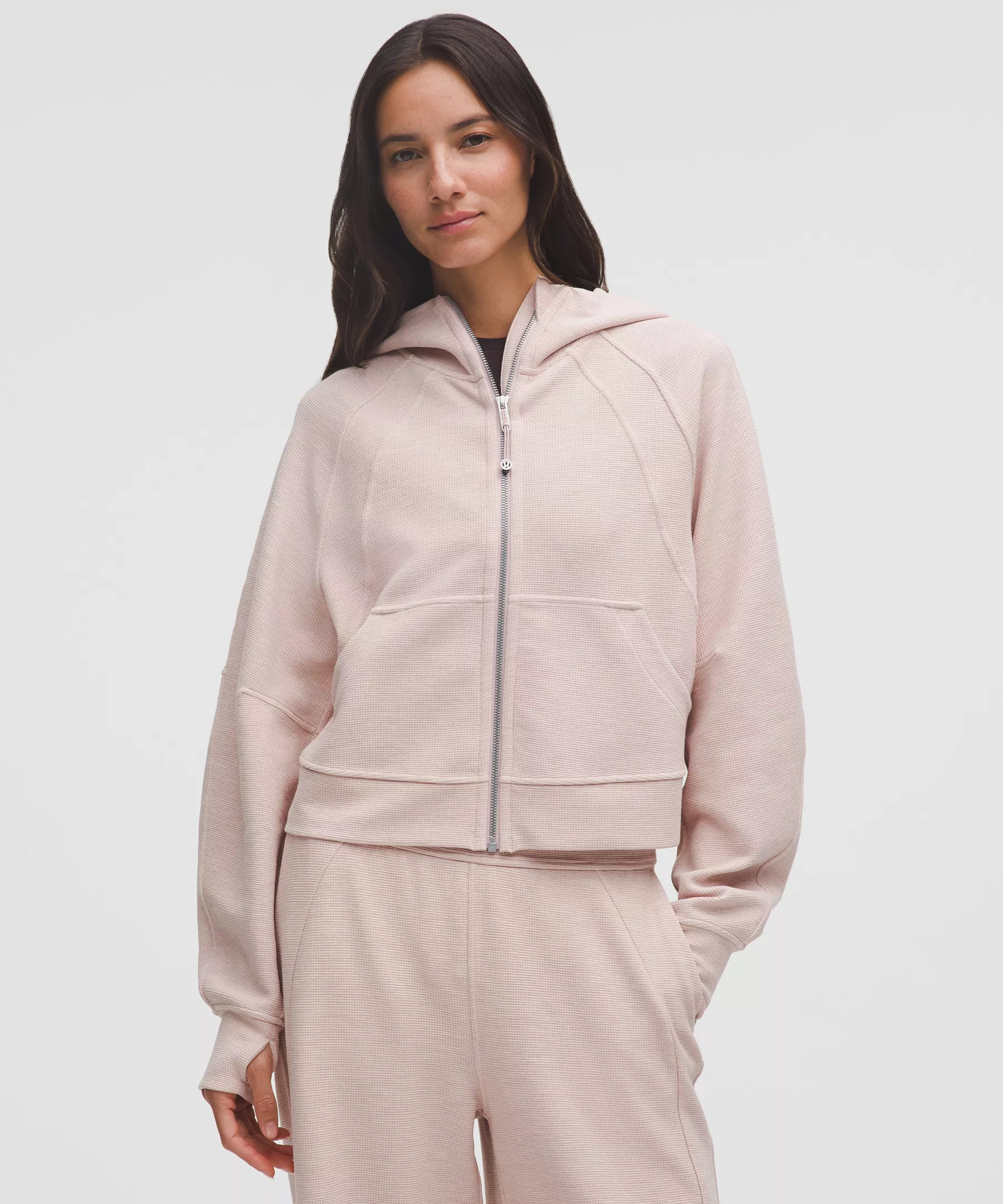 Scuba Oversized Full-Zip Hoodie *Waffle - 1