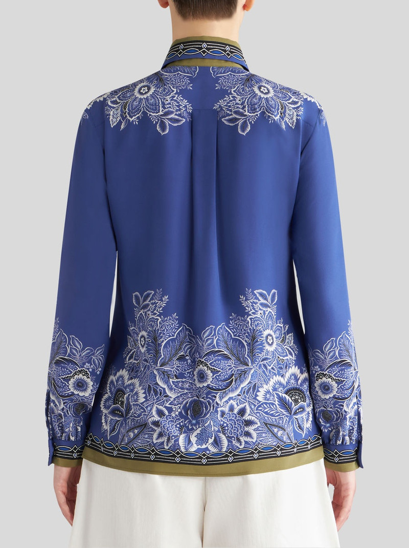 BOUQUET CREPE DE CHINE SHIRT 5