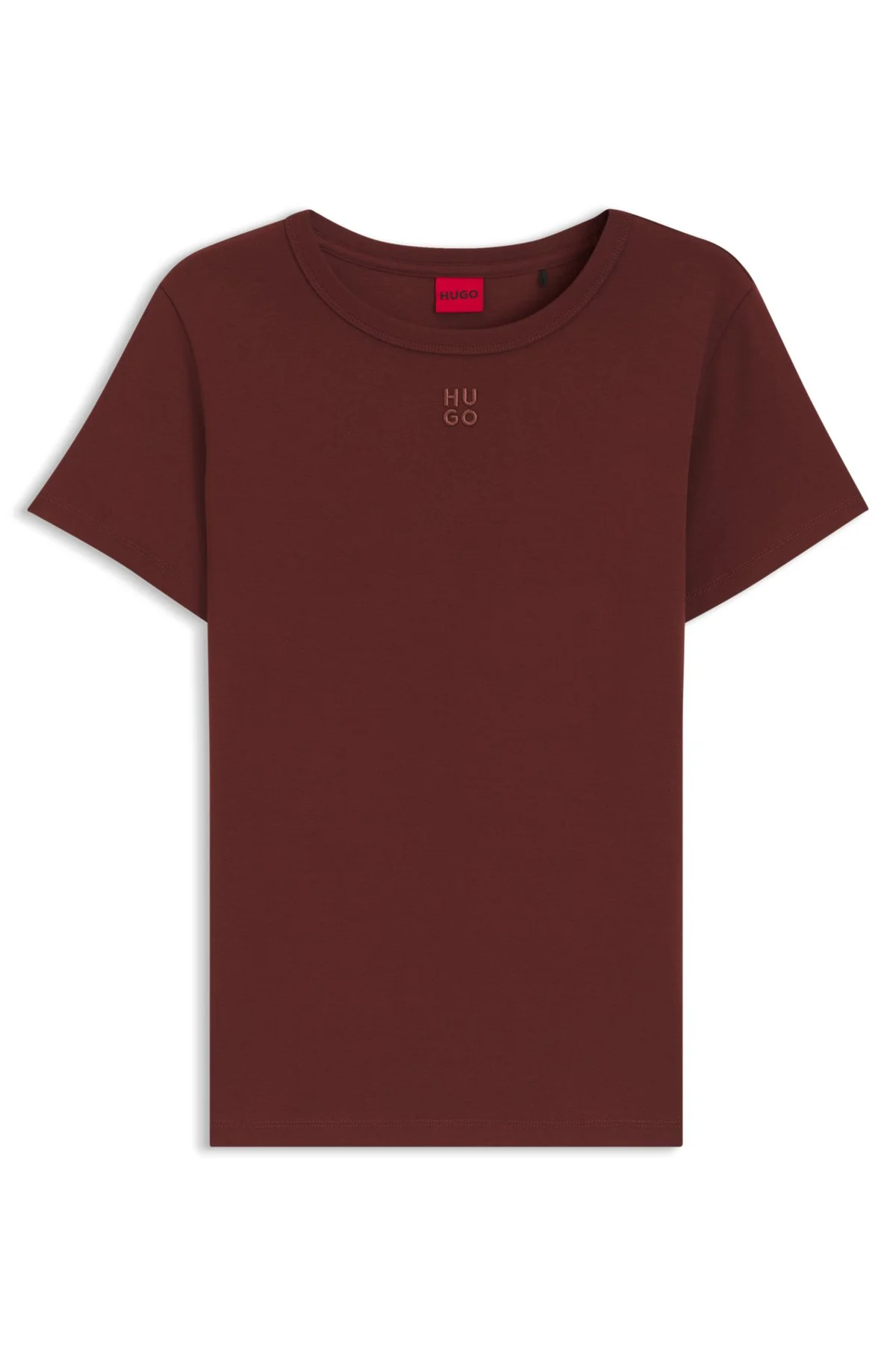 REGULAR-FIT T-SHIRT WITH STACKED-LOGO EMBROIDERY - 1