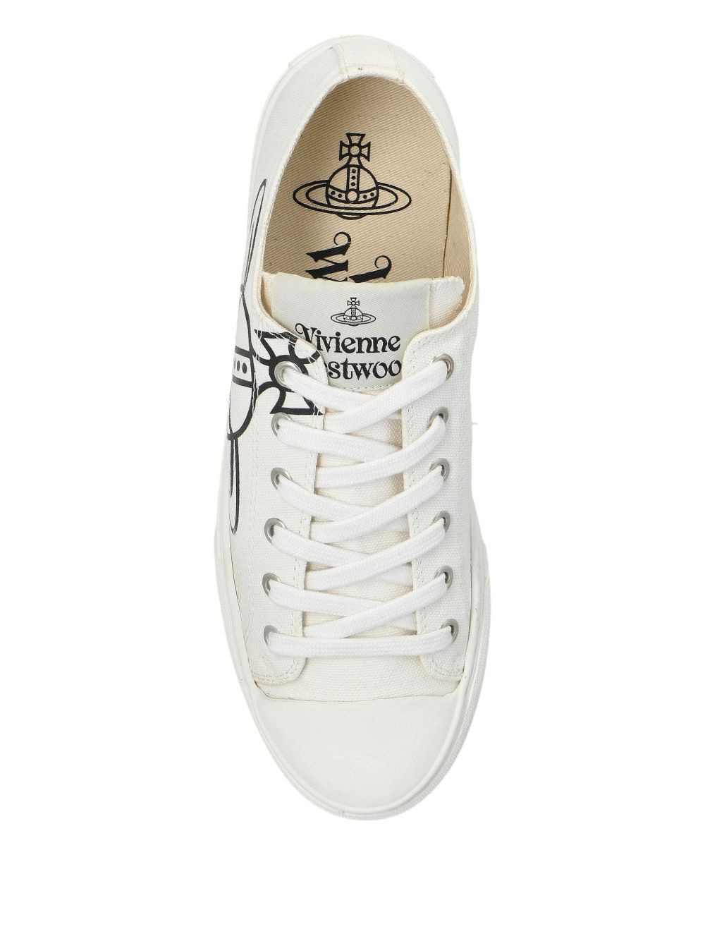 orb-print lace-up pumps - 3
