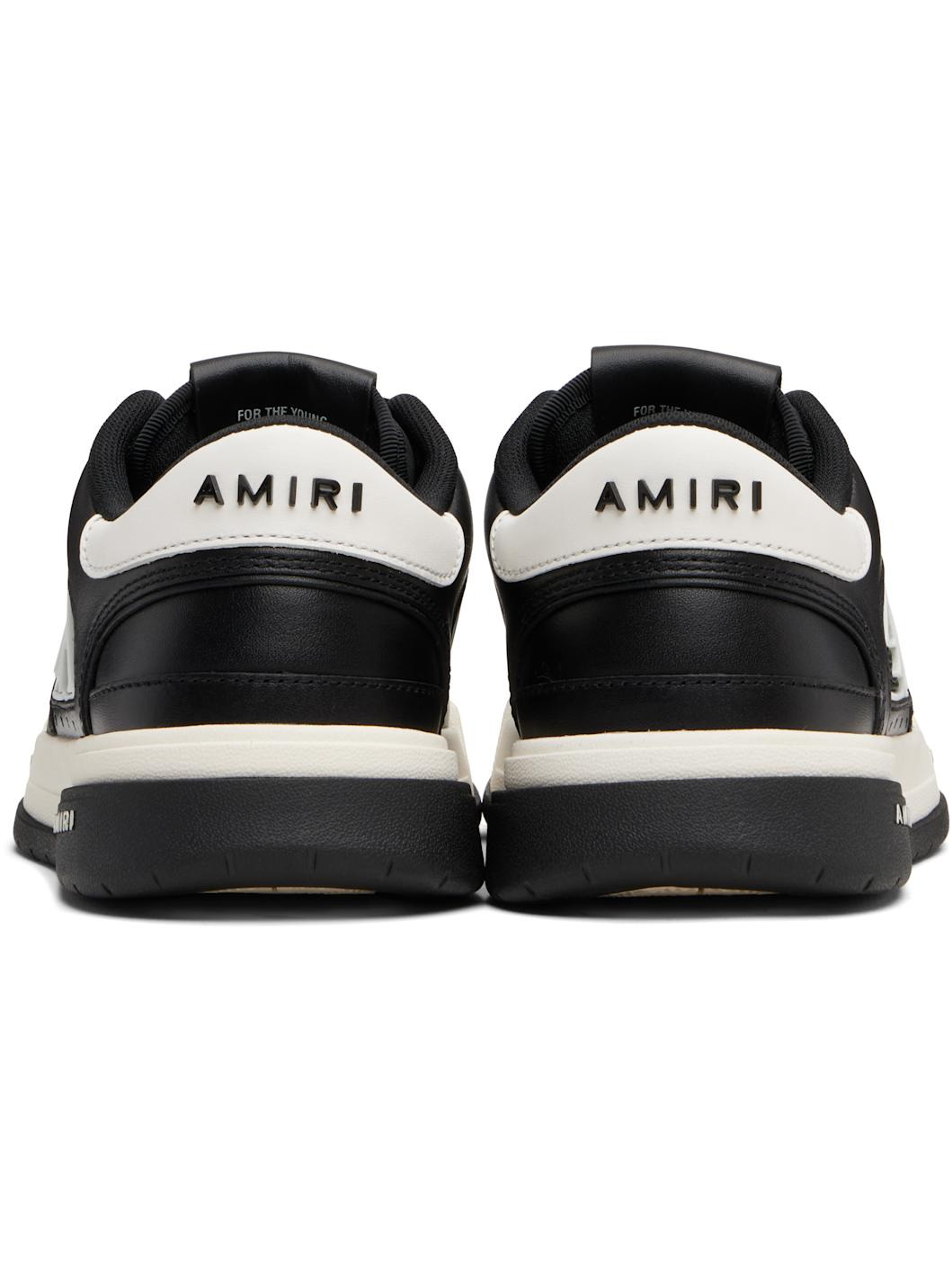 Black & White Classic Low Sneakers - 2