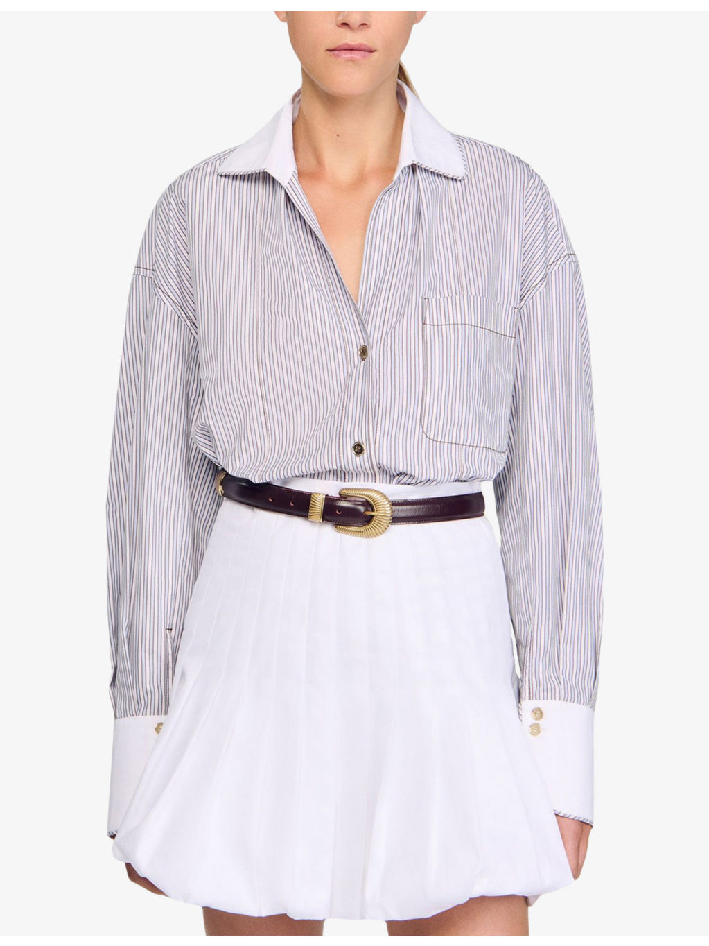 Striped Relaxed-Fit Cotton Shirt - 3