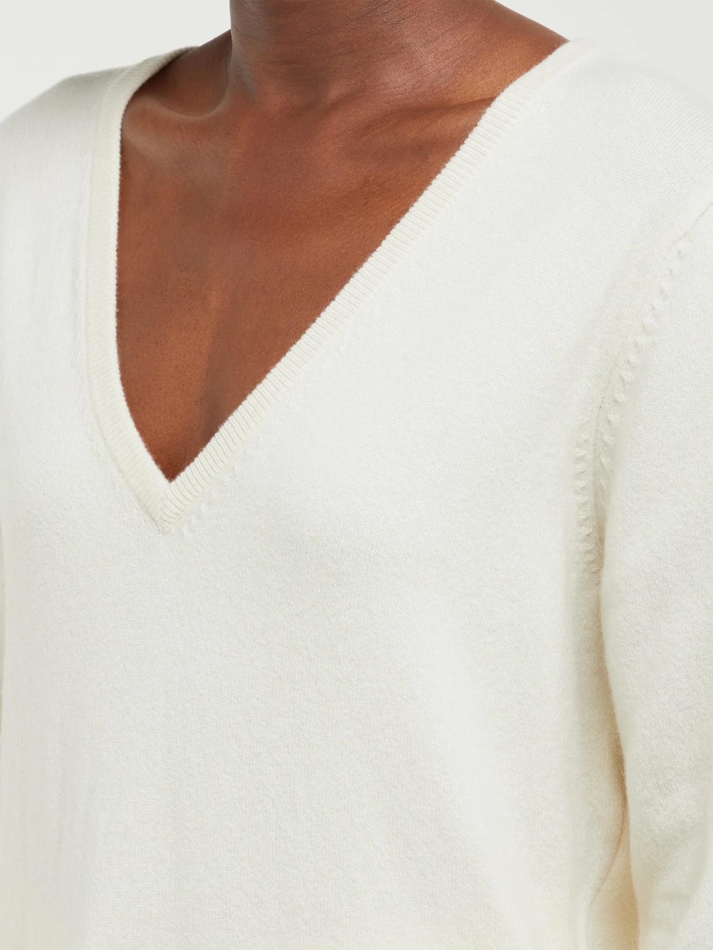 No.89 Be Nice stretch-cashmere V-neck sweater - 5