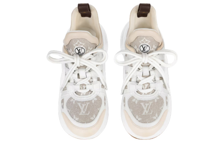 (WMNS) LOUIS VUITTON Archlight 1.0 Sneakers 'Beige Monogram' 1AB318 - 4