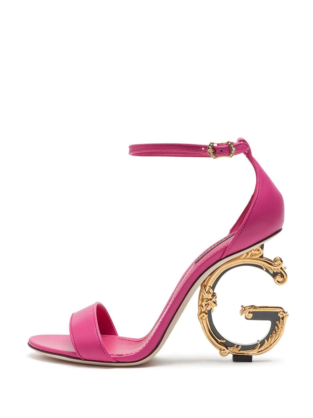 105 mm Keira baroque logo sandals - 5