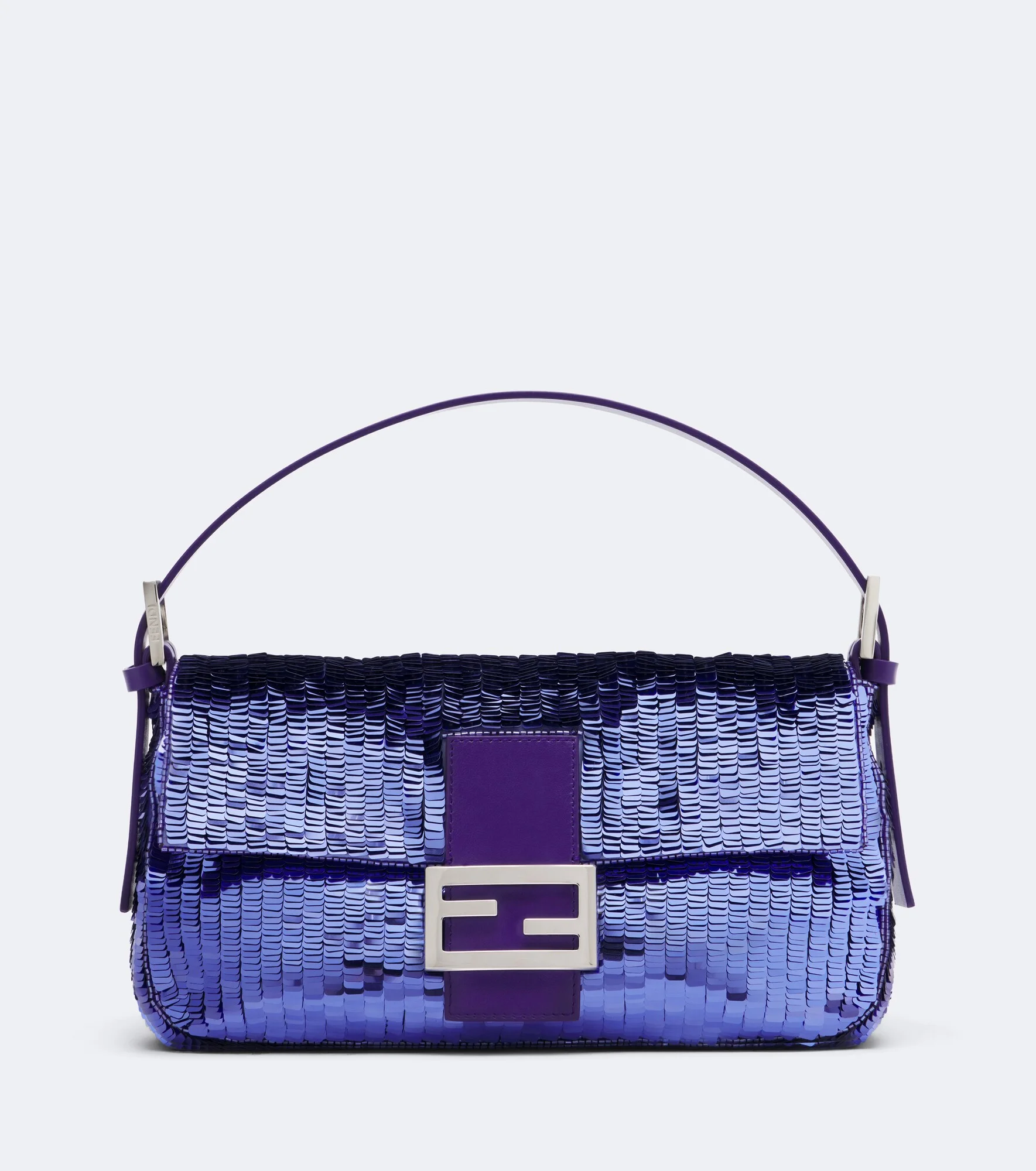 Baguette Small sequined shoulder bag - 1
