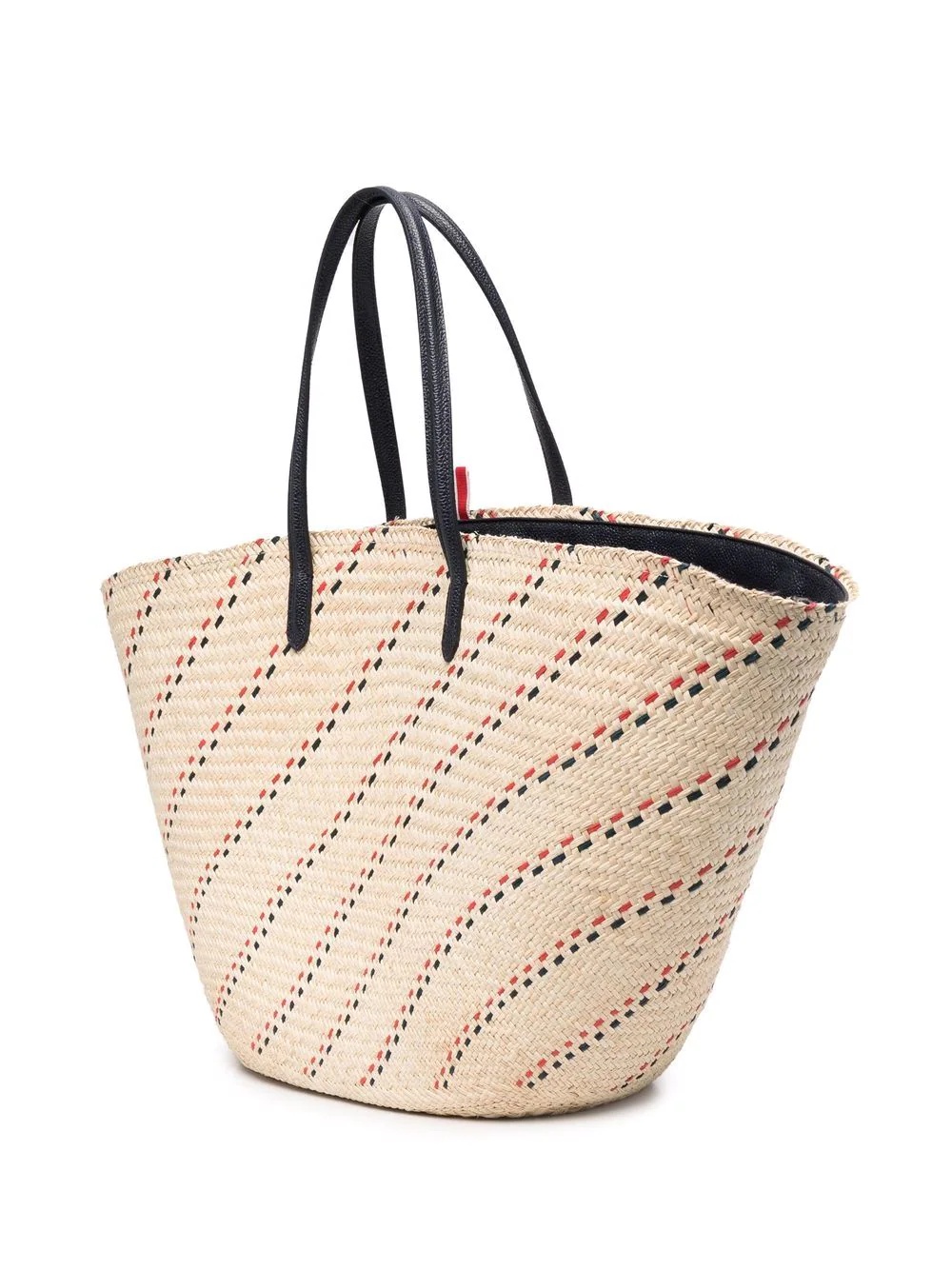 RWB stripe-embroidered tote bag - 3